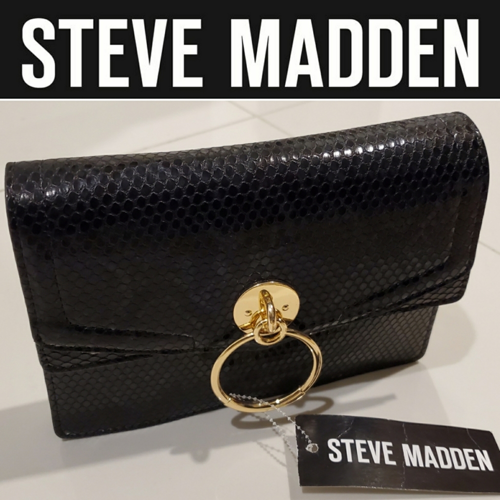 Faux Snake Skin Clutch NWT